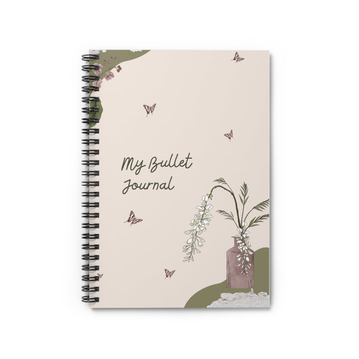 Floral Bullet Journal - Elegant Spiral Notebook for Creative Planning, Art Journal, Gift for Writers, Study Notebook, Nature Inspired [...]