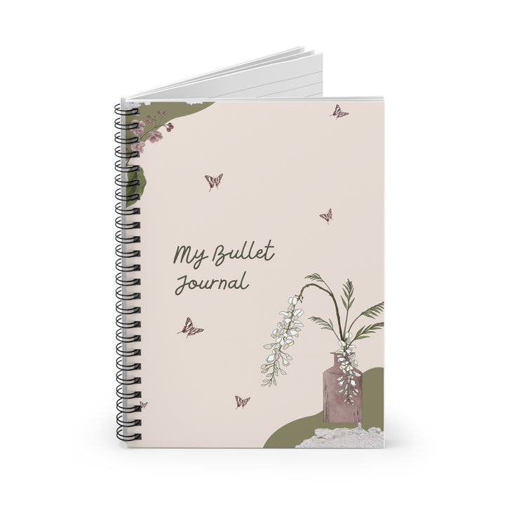 Floral Bullet Journal - Elegant Spiral Notebook for Creative Planning, Art Journal, Gift for Writers, Study Notebook, Nature Inspired [...]